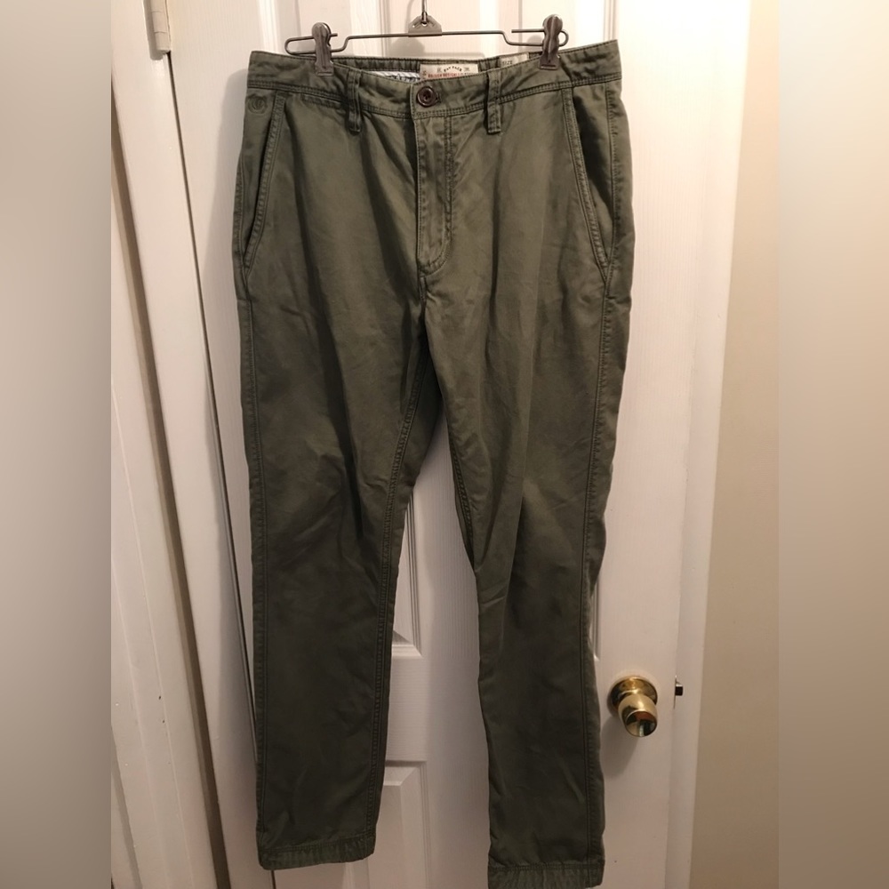 Fat Face Olive Green Chino Pants Size 32R